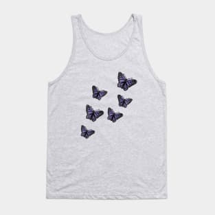 Purple Butterflies Tank Top